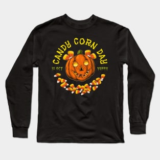 Candy corn day Long Sleeve T-Shirt